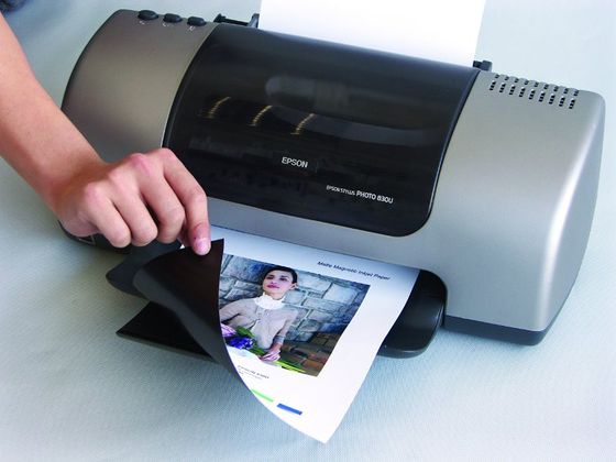 Mágnesfólia tintasugaras nyomtatókba, fehér fényes FOTO